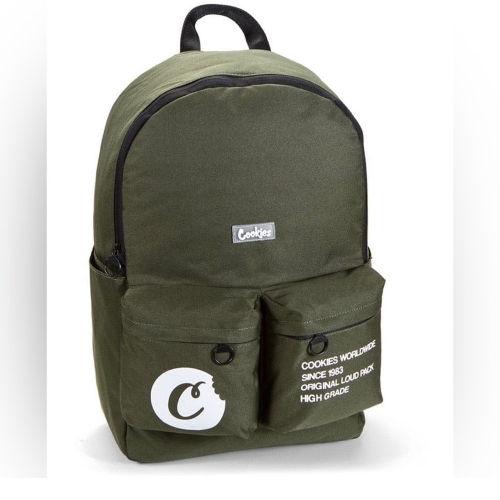 Cookies Olive Green Backpack NWT